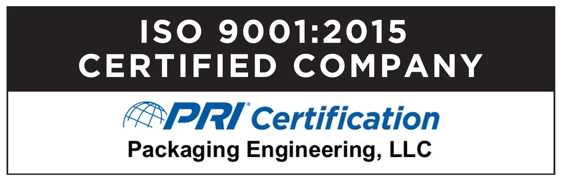 ISO 9001:2015 badge